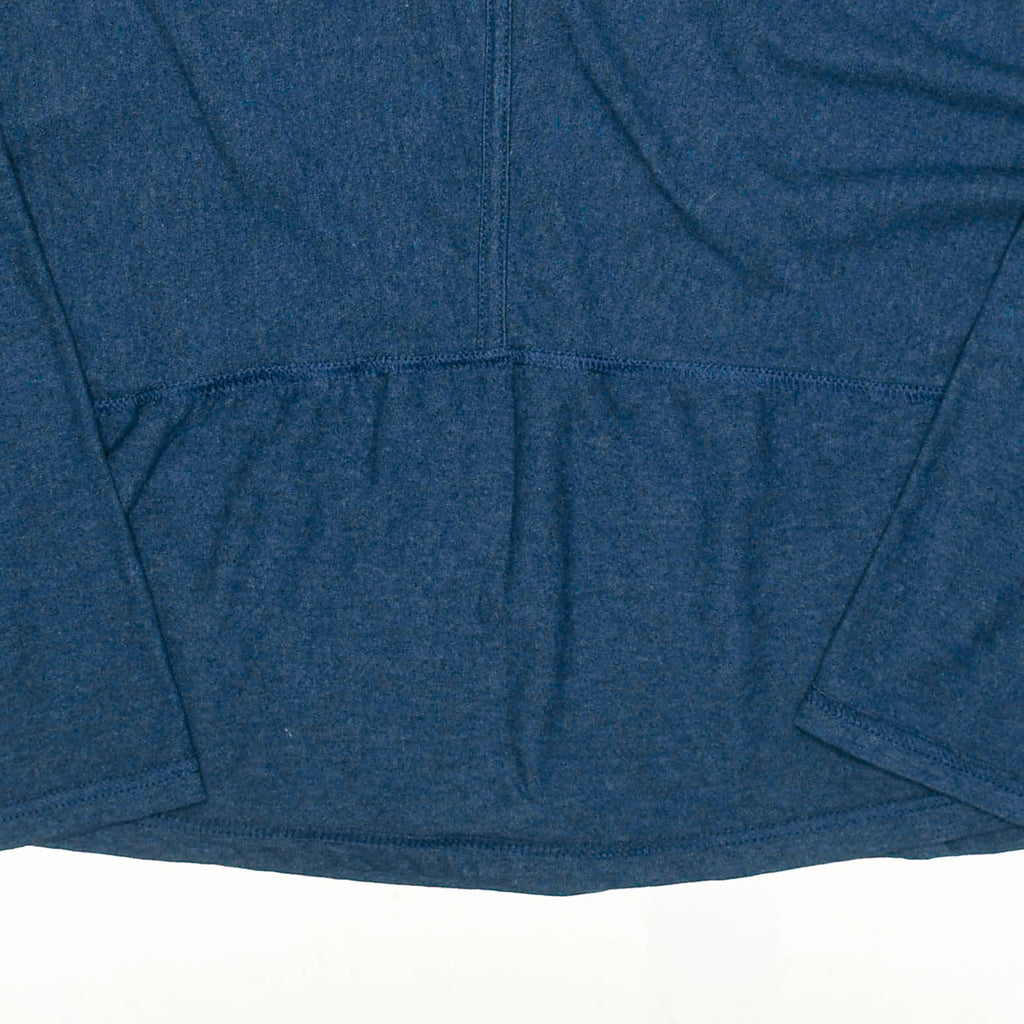 Heather Navy Reversible Crop Top