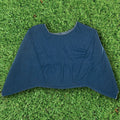Heather Navy Reversible Crop Top