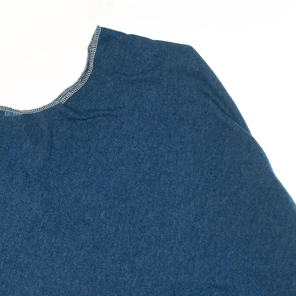 Heather Navy Reversible Crop Top