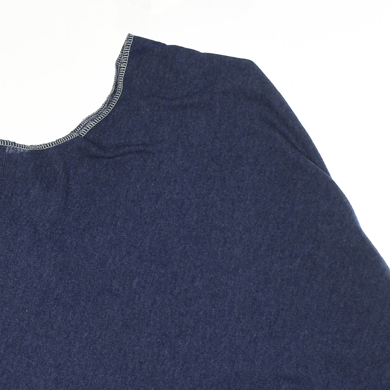 Heather Navy Reversible Crop Top