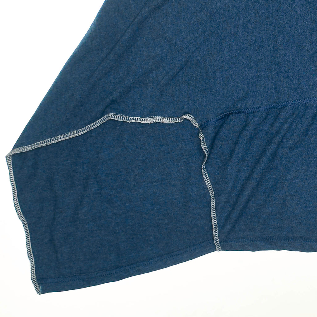 Heather Navy Reversible Crop Top