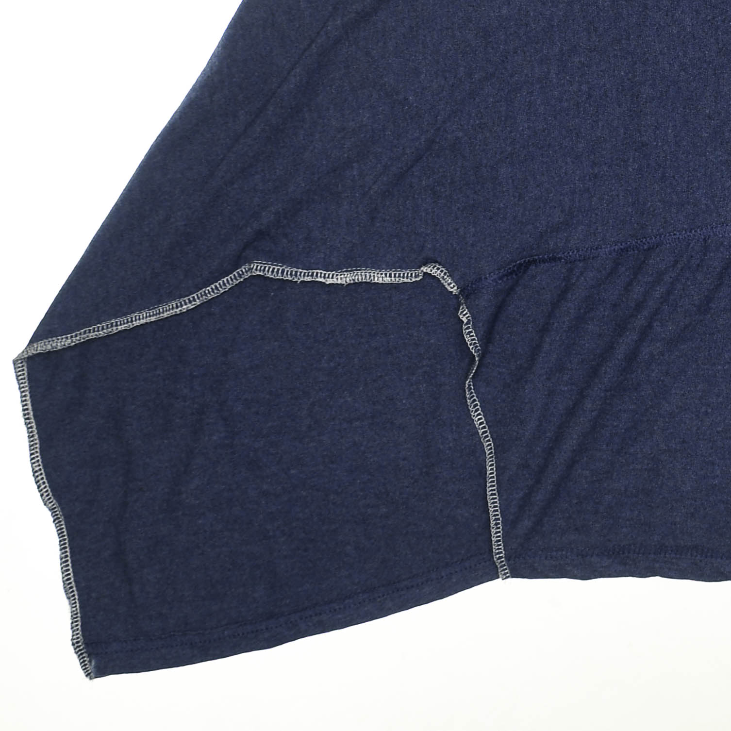 Heather Navy Reversible Crop Top