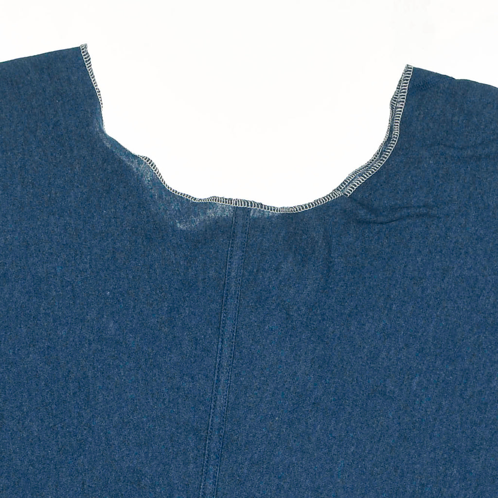 Heather Navy Reversible Crop Top