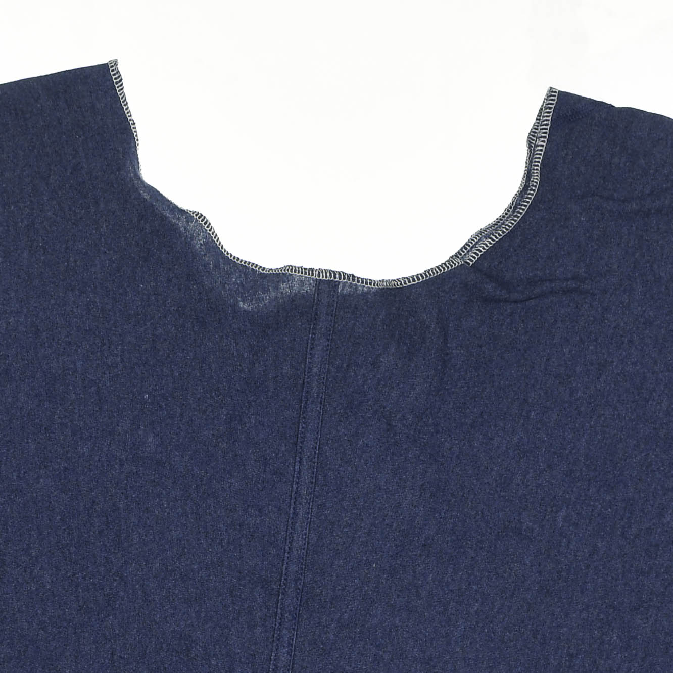 Heather Navy Reversible Crop Top