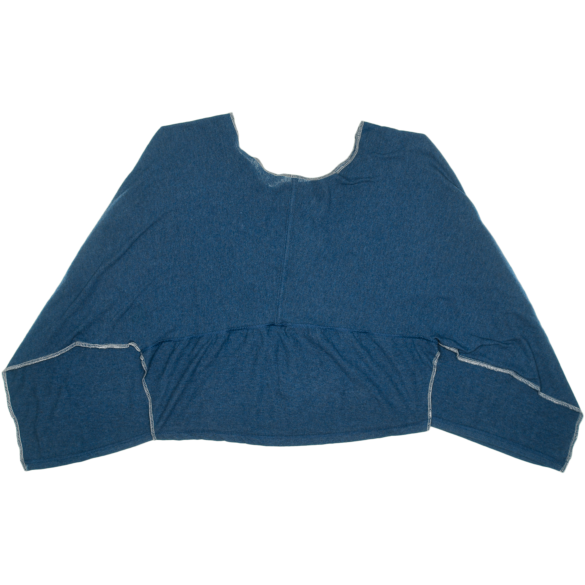 Heather Navy Reversible Crop Top