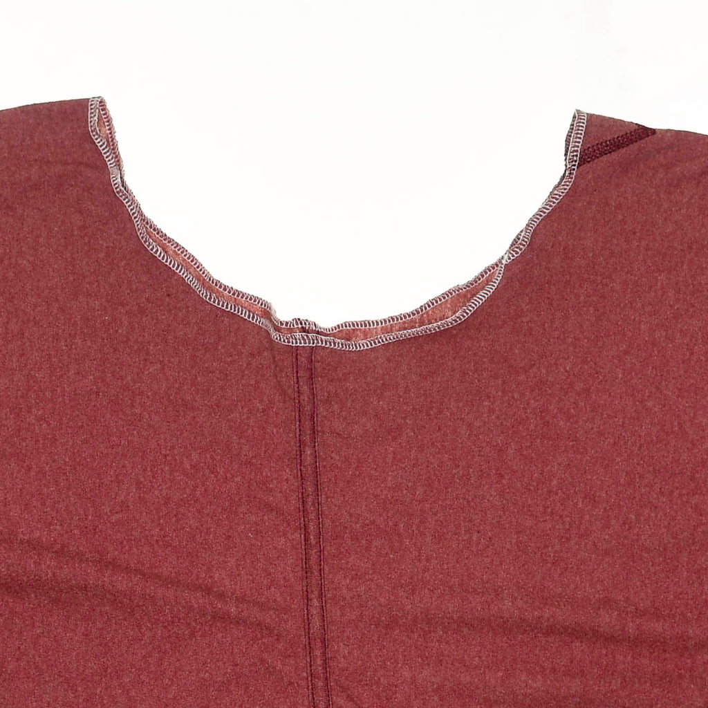 Heather Red Reversible Crop Top