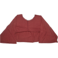 Heather Red Reversible Crop Top