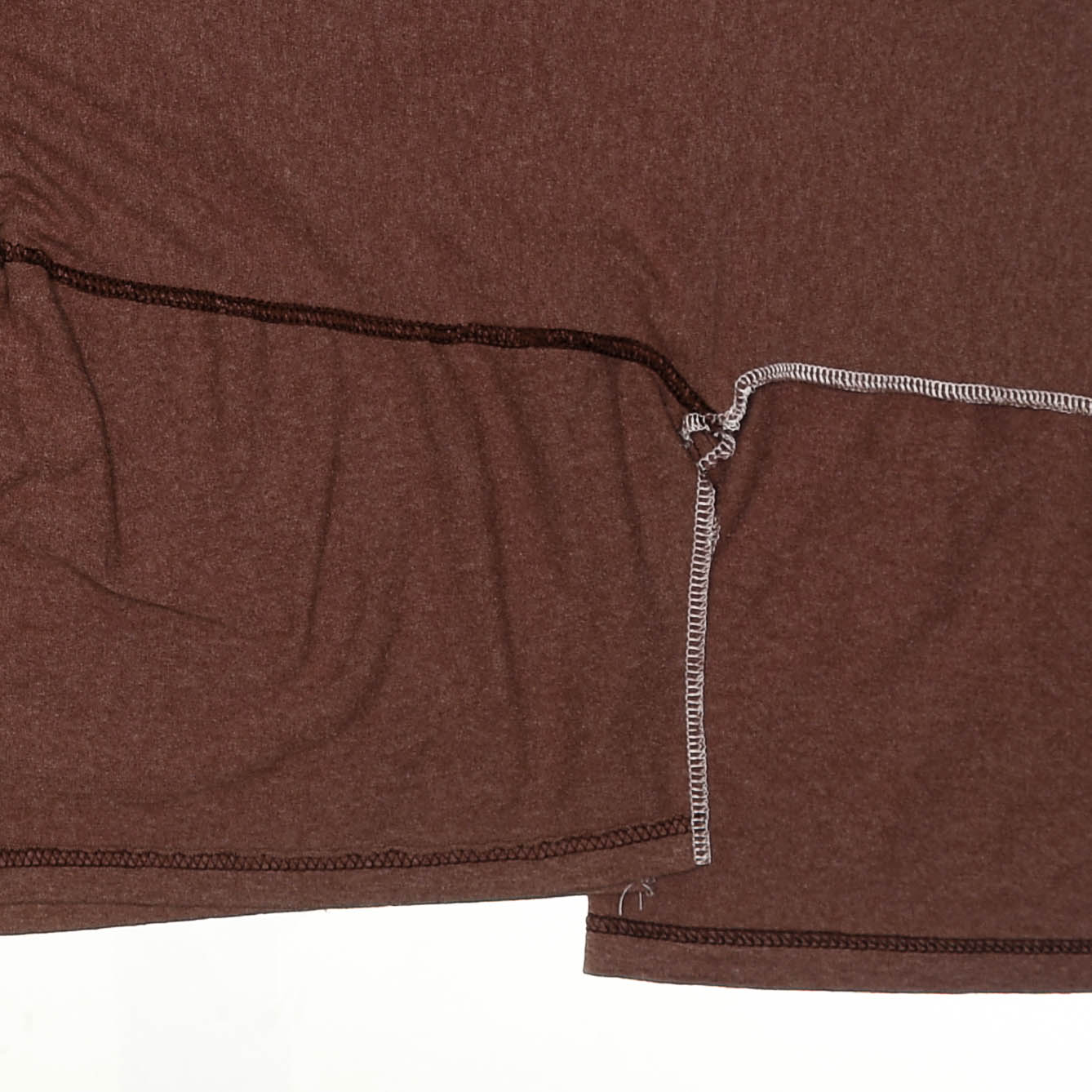 Heather Red Reversible Crop Top