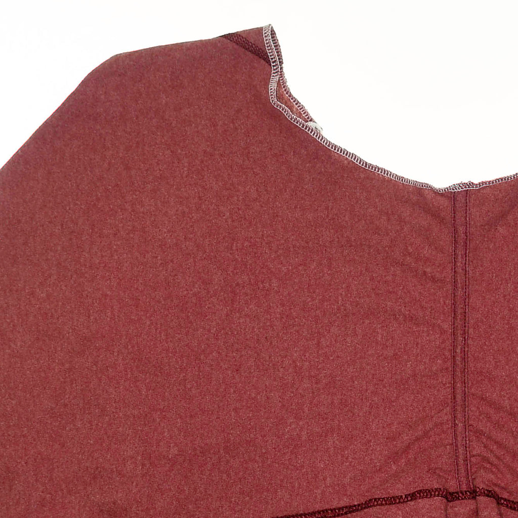 Heather Red Reversible Crop Top