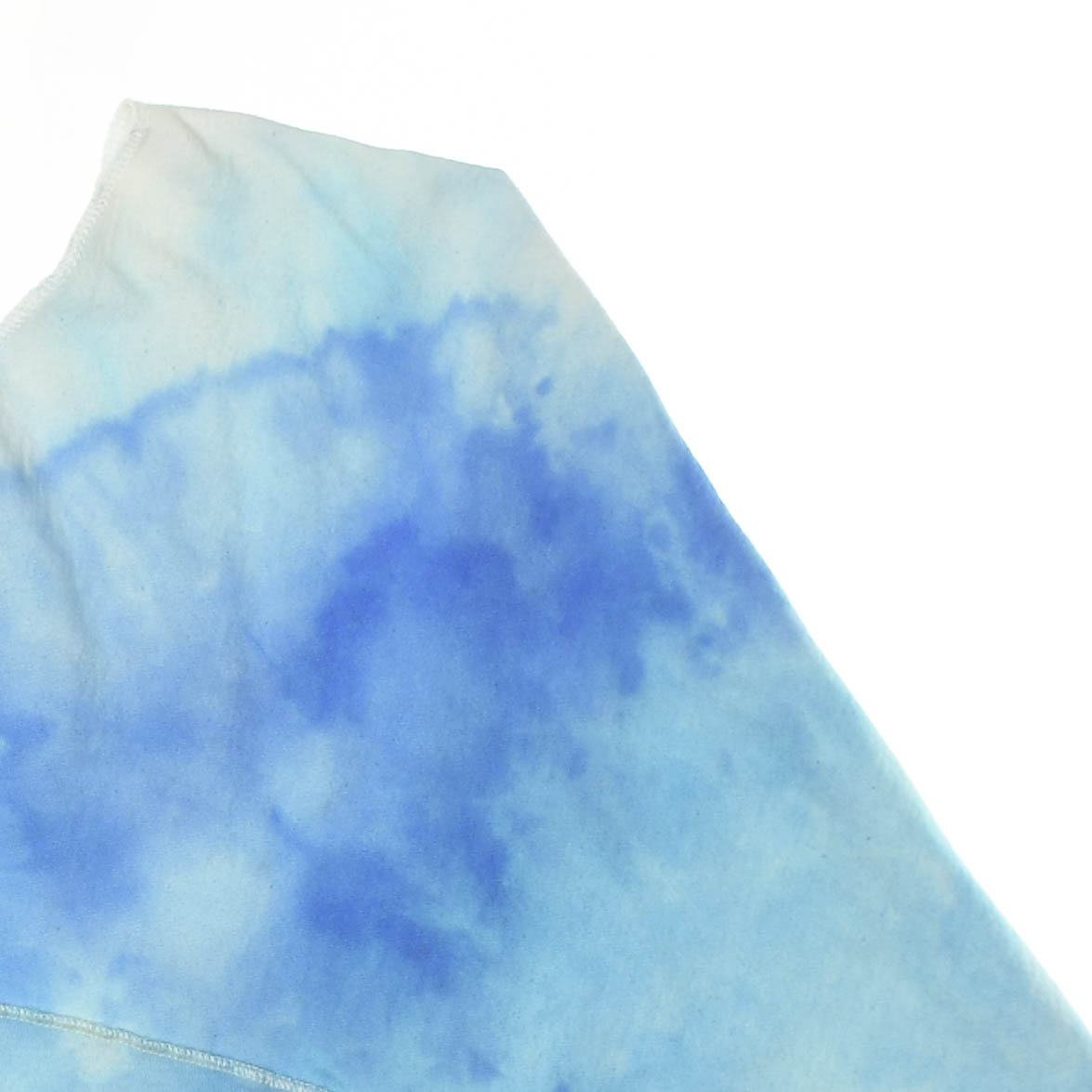 Blue Ice Dyed Reversible Crop Top