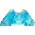 Blue Ice Dyed Reversible Crop Top