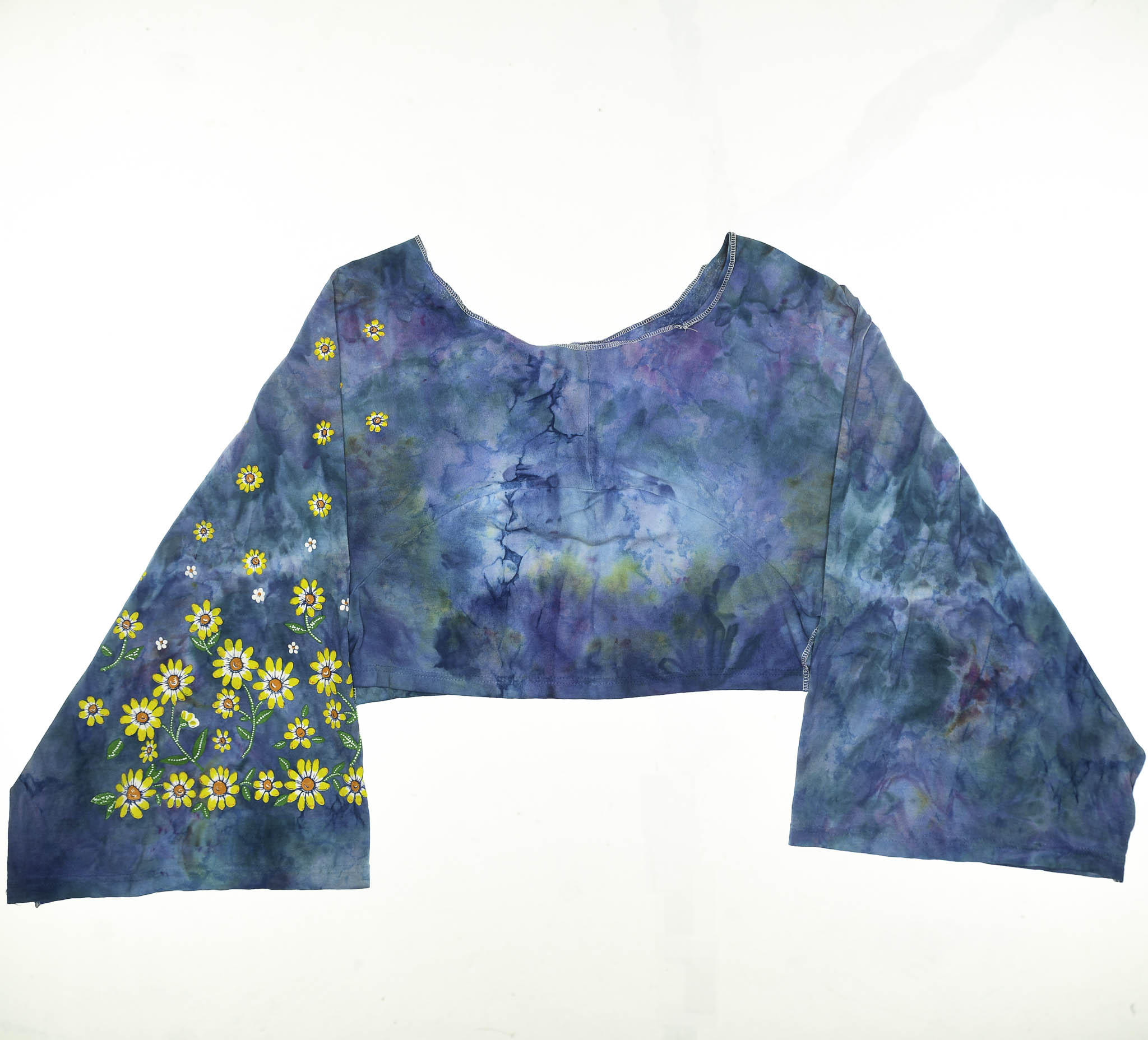 Sunflower Reversible Crop Top