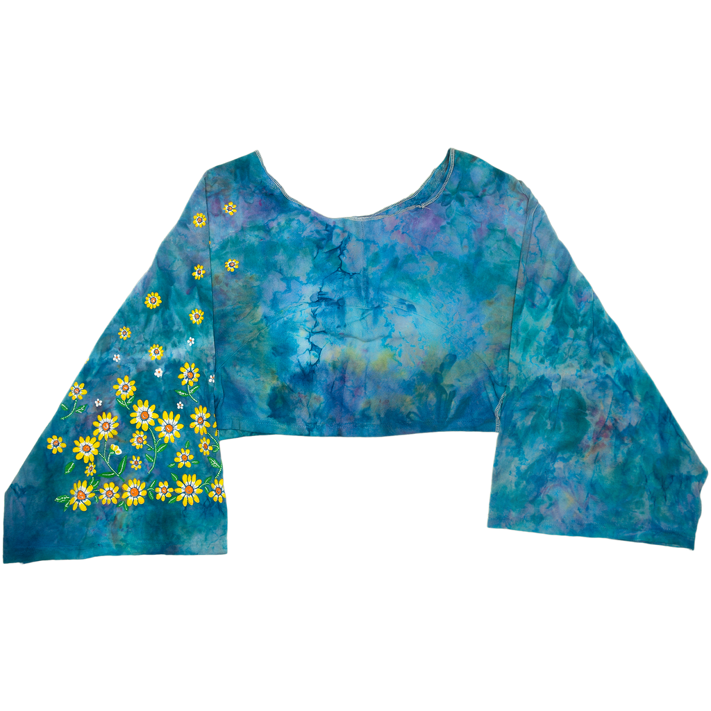 Sunflower Reversible Crop Top