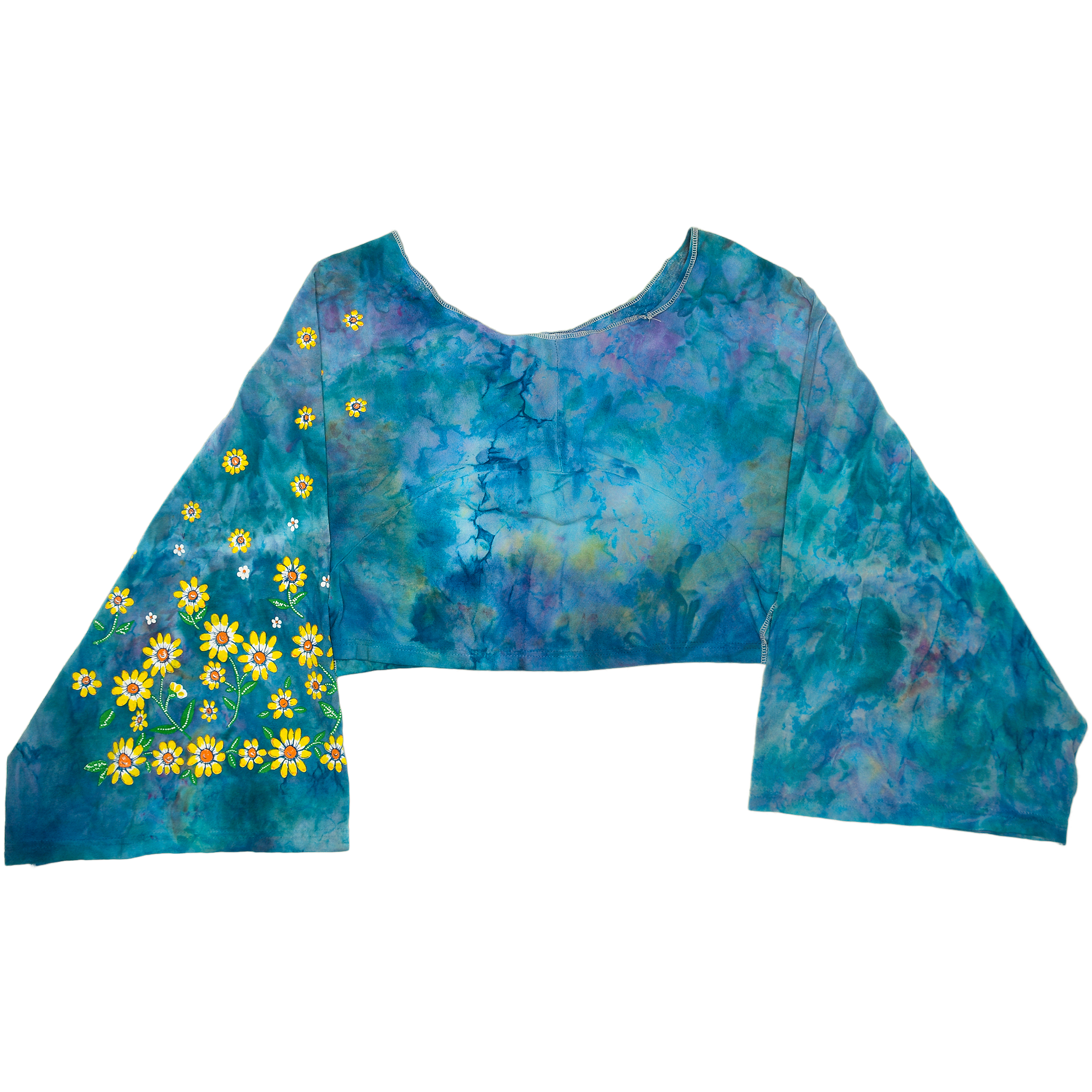 Sunflower Reversible Crop Top