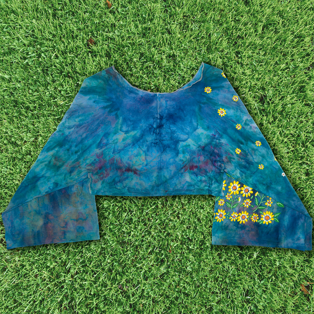 Sunflower Reversible Crop Top