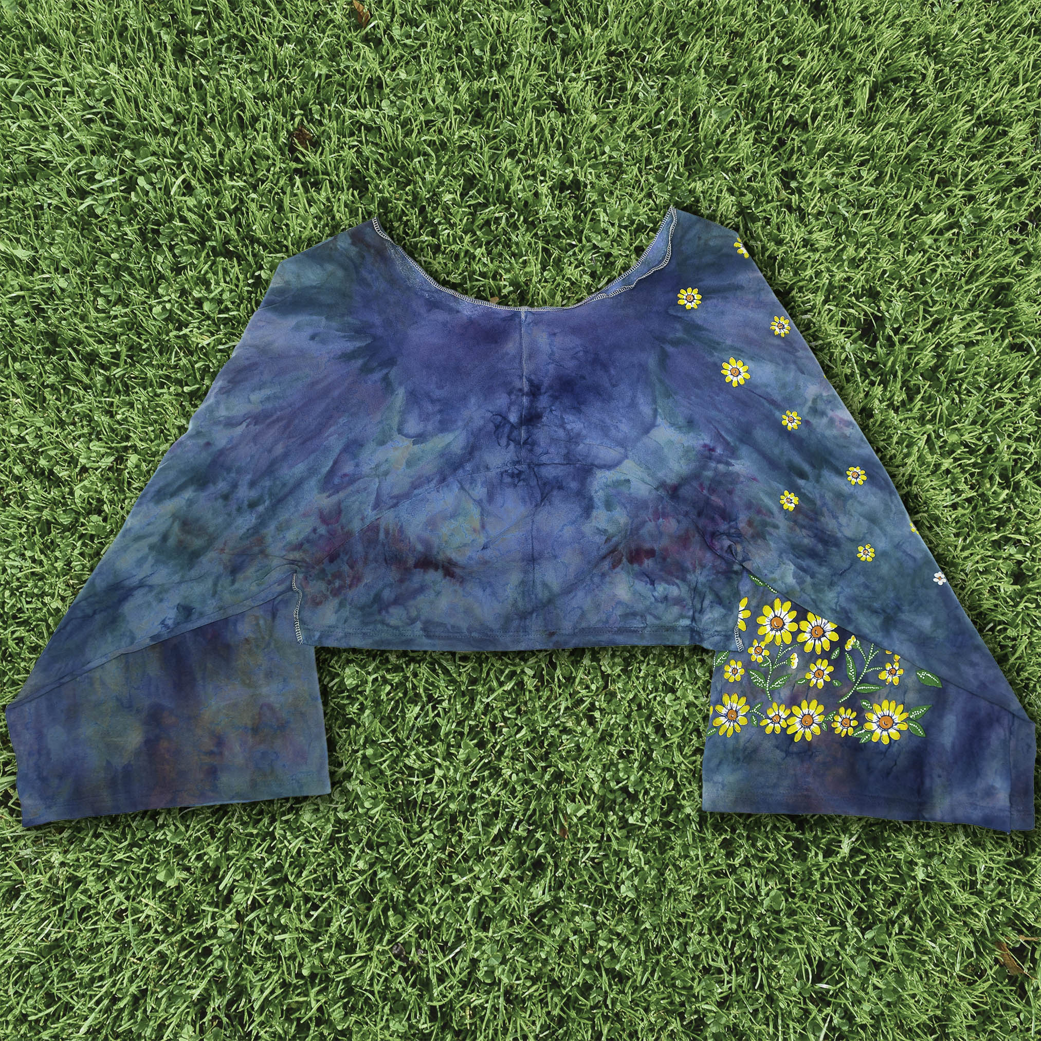 Sunflower Reversible Crop Top