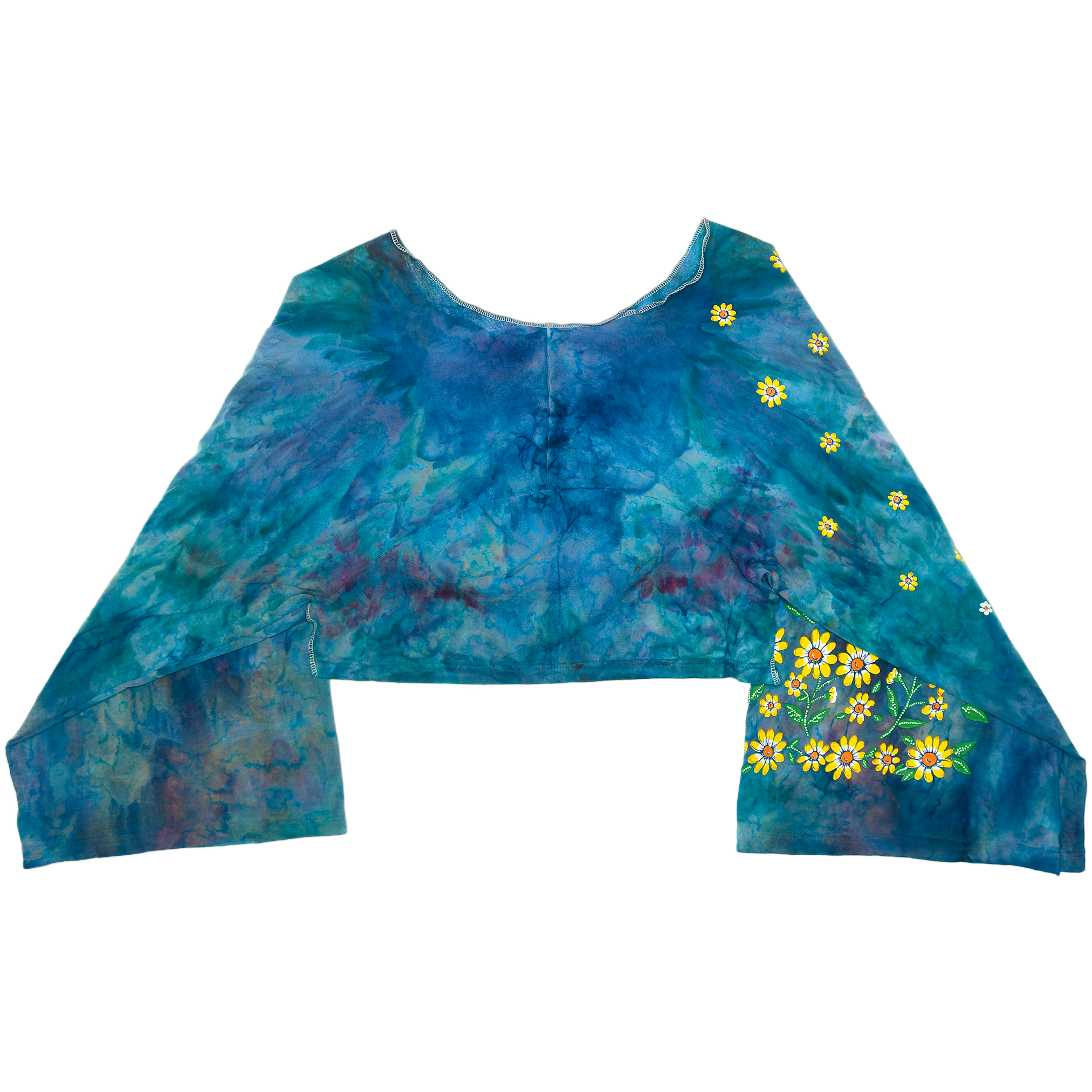 Sunflower Reversible Crop Top