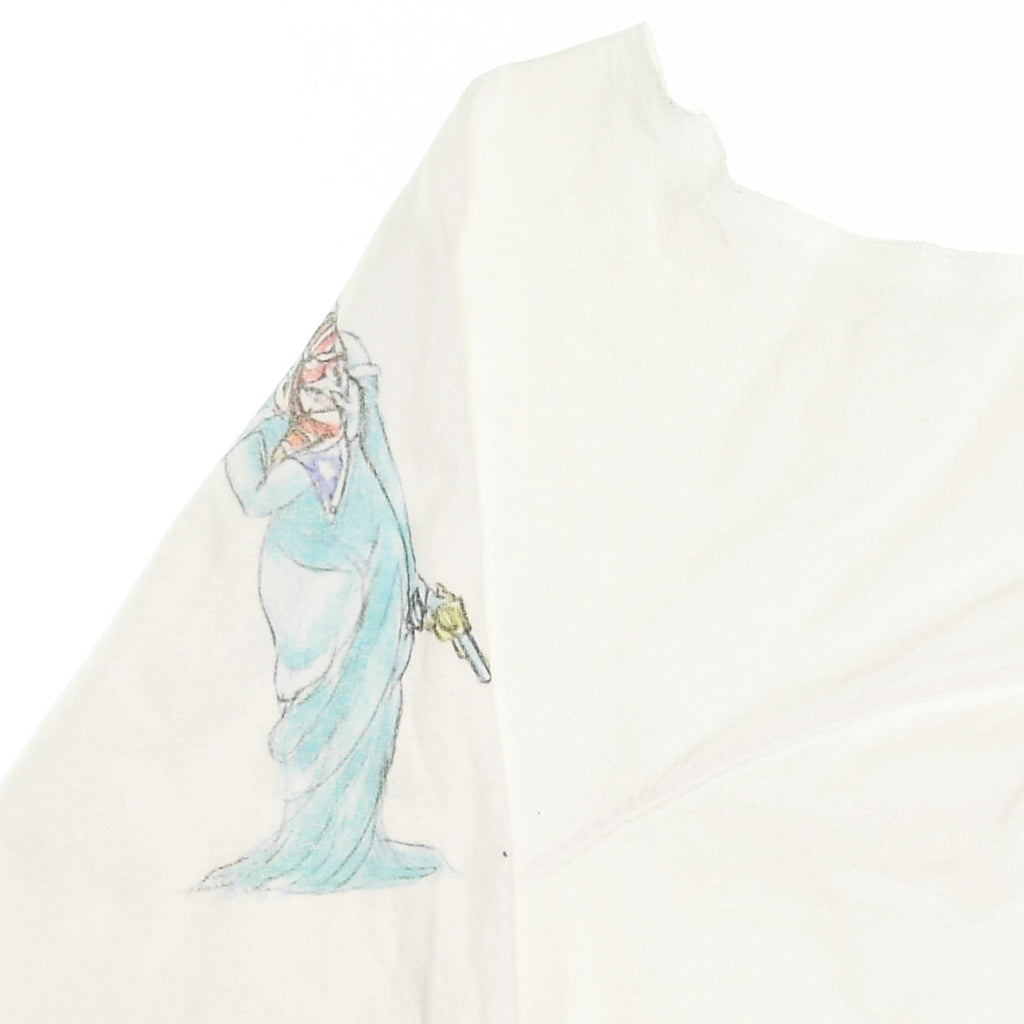 Lady Liberty White Reversible Crop Top