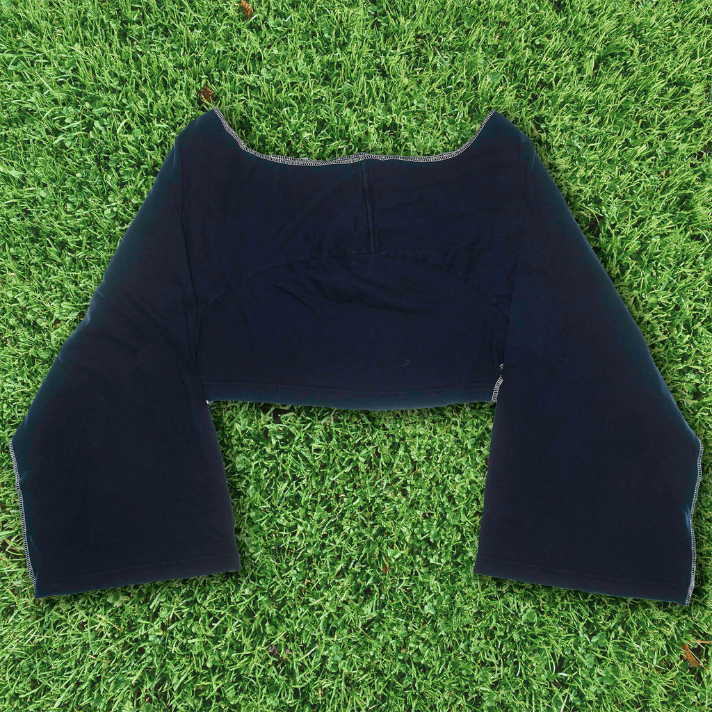 Black Reversible Crop Top