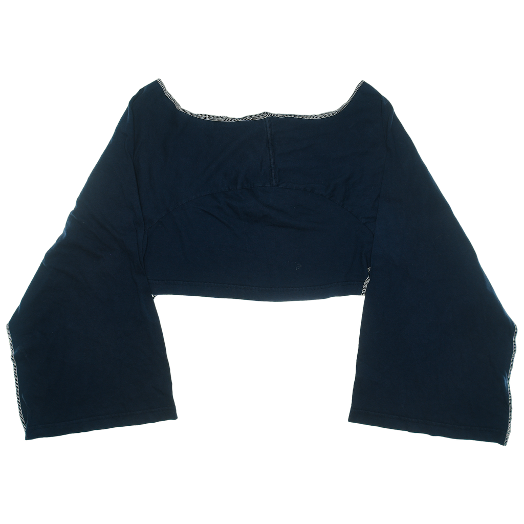 Black Reversible Crop Top