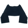 Black Reversible Crop Top