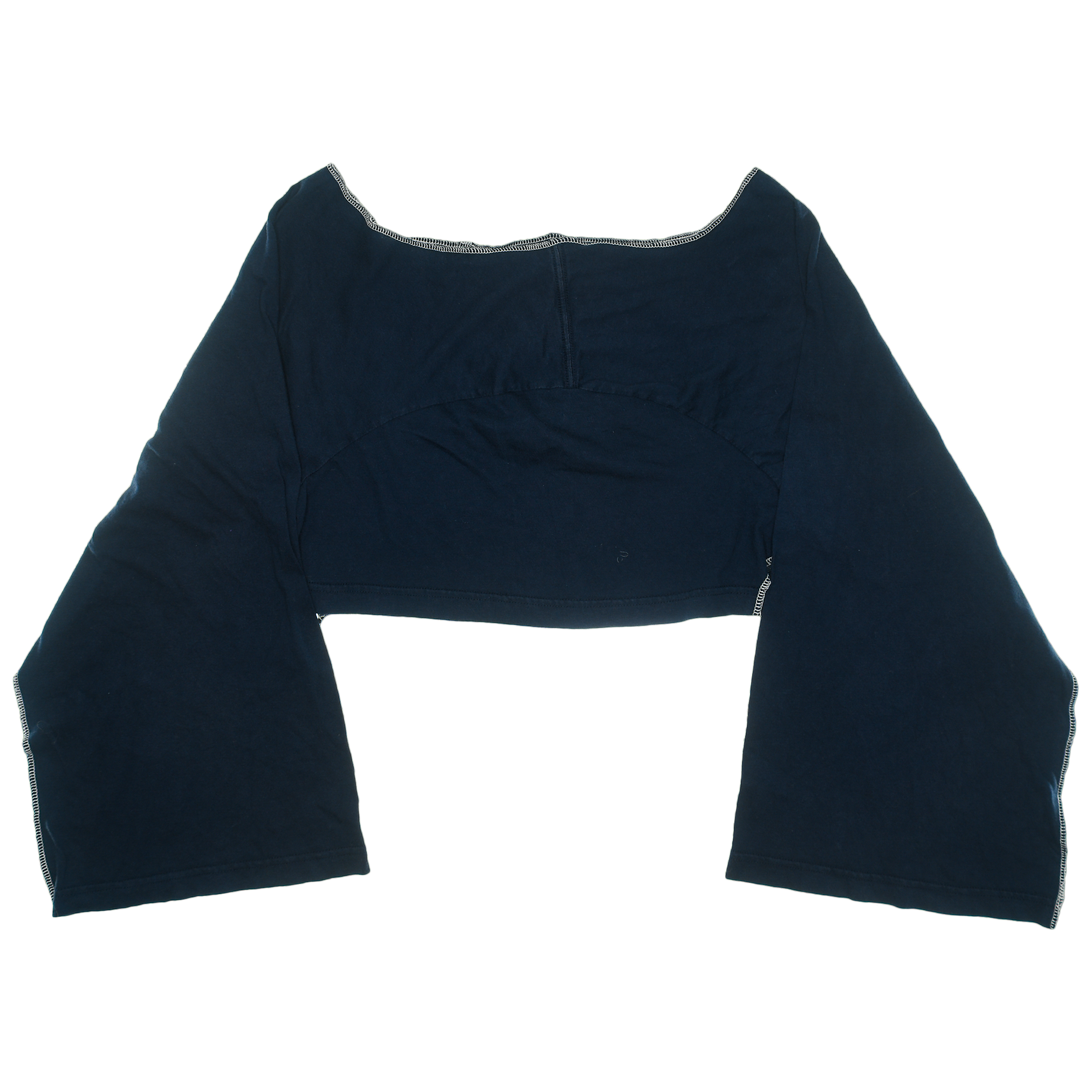 Black Reversible Crop Top