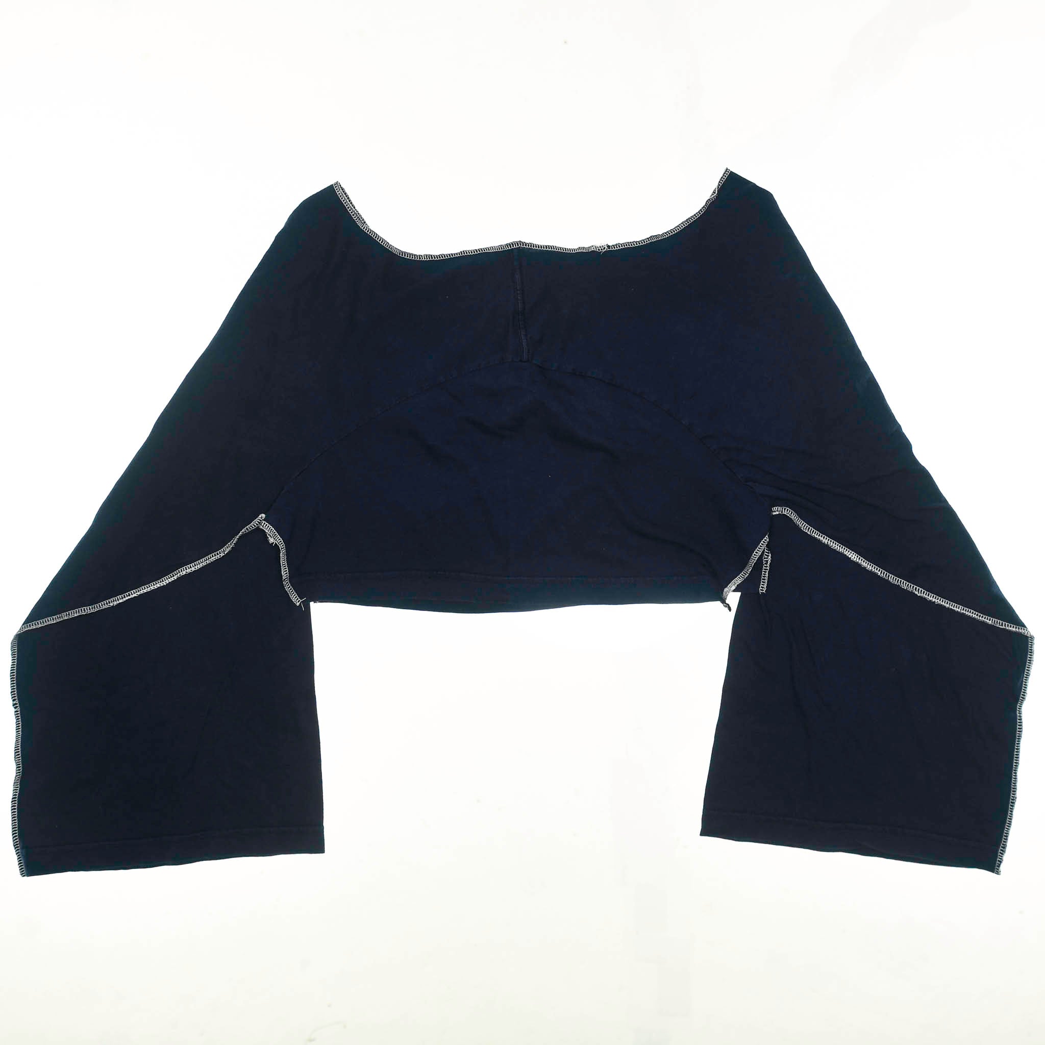 Black Reversible Crop Top