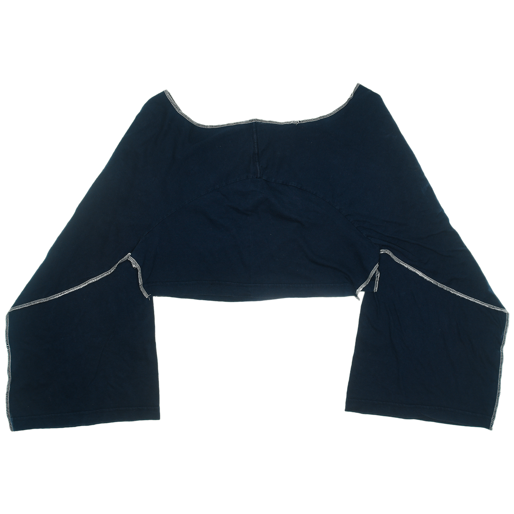 Black Reversible Crop Top
