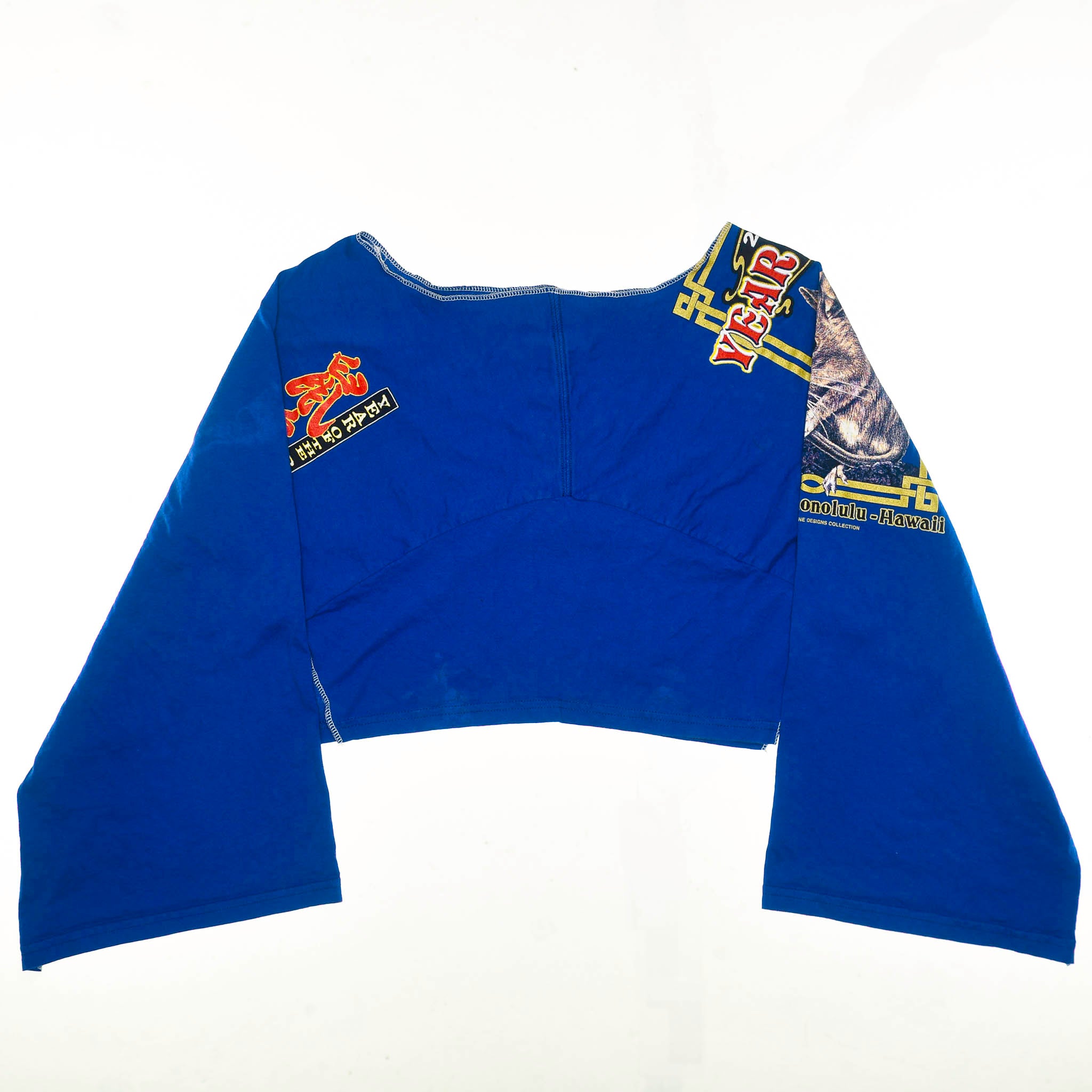 2008 "Year of the Rat" Zero Waste Reversible Crop Top