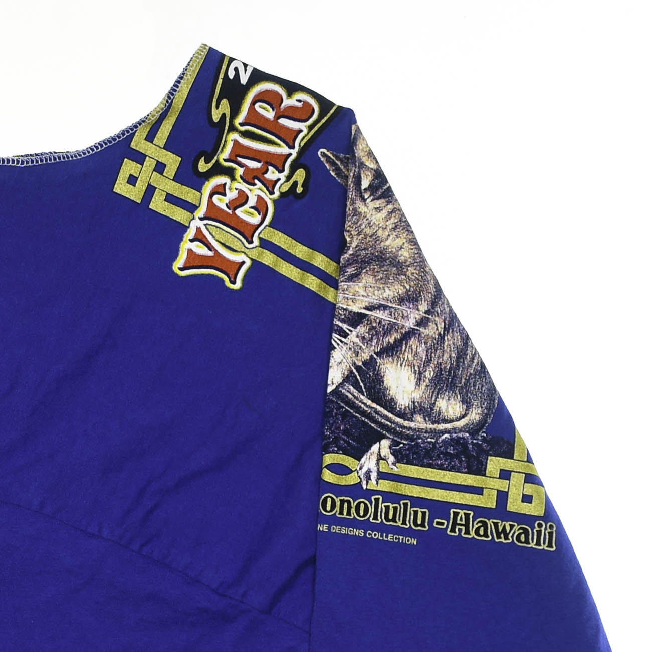 2008 "Year of the Rat" Zero Waste Reversible Crop Top