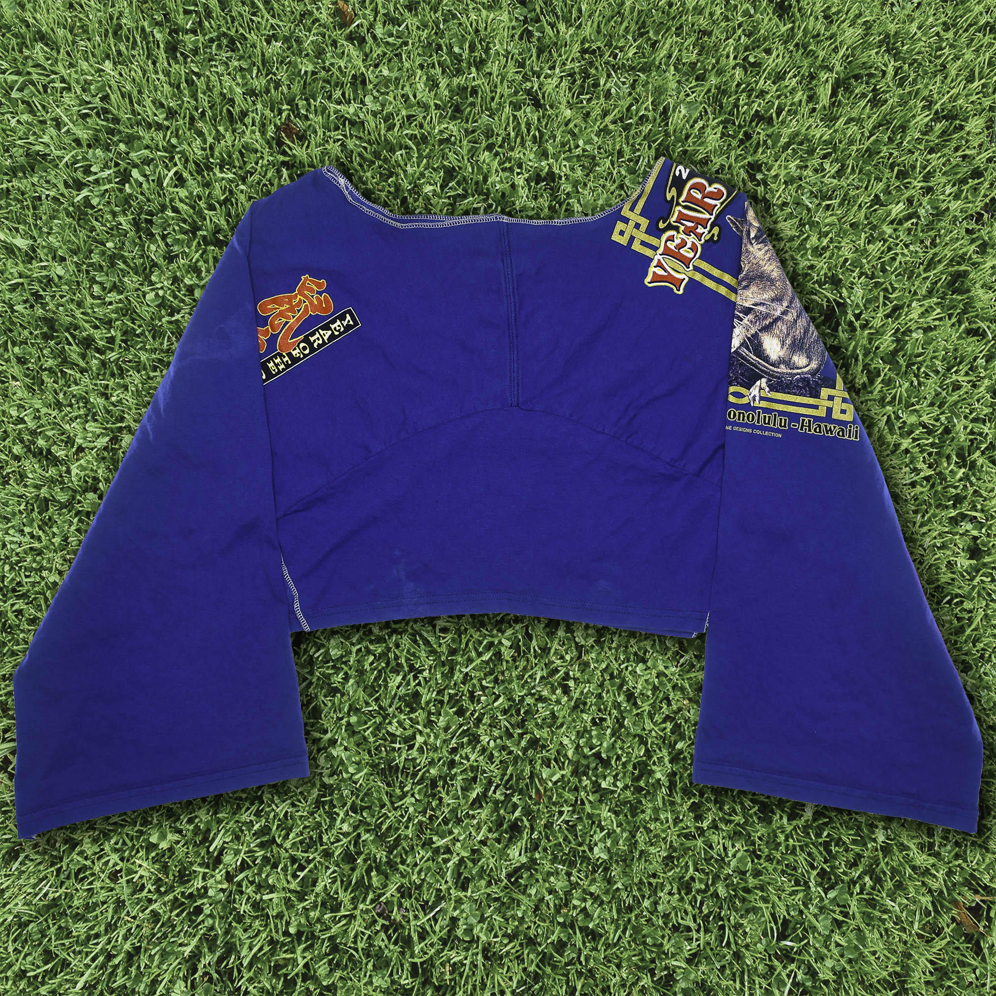 2008 "Year of the Rat" Zero Waste Reversible Crop Top