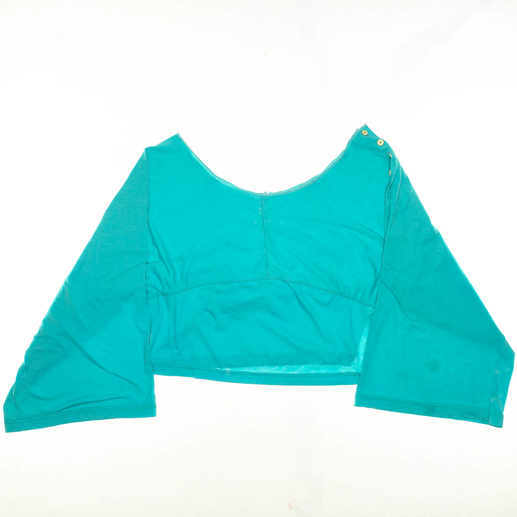 Turquoise Reversible Crop Top