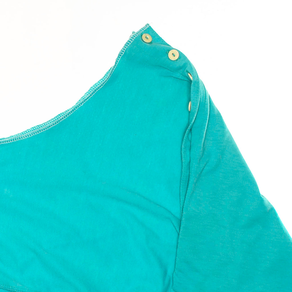 Turquoise Reversible Crop Top
