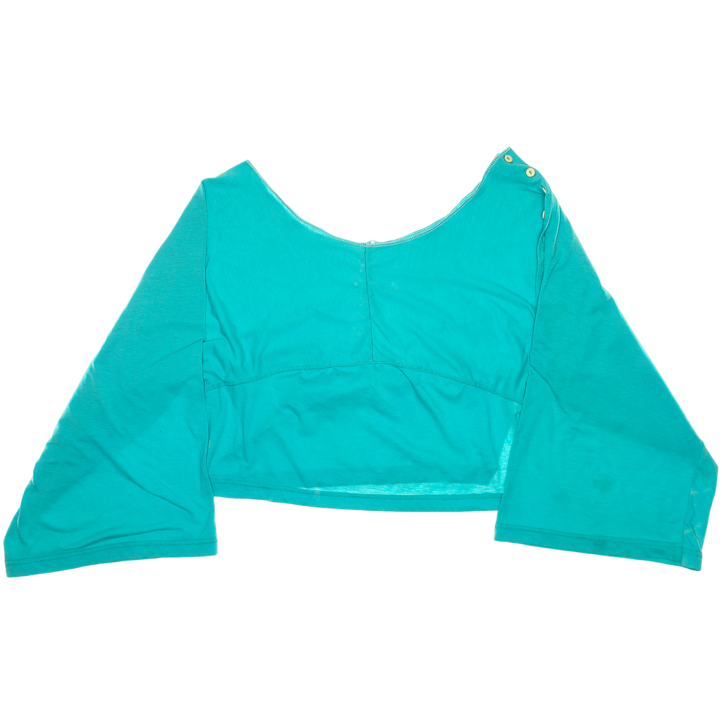Turquoise Reversible Crop Top