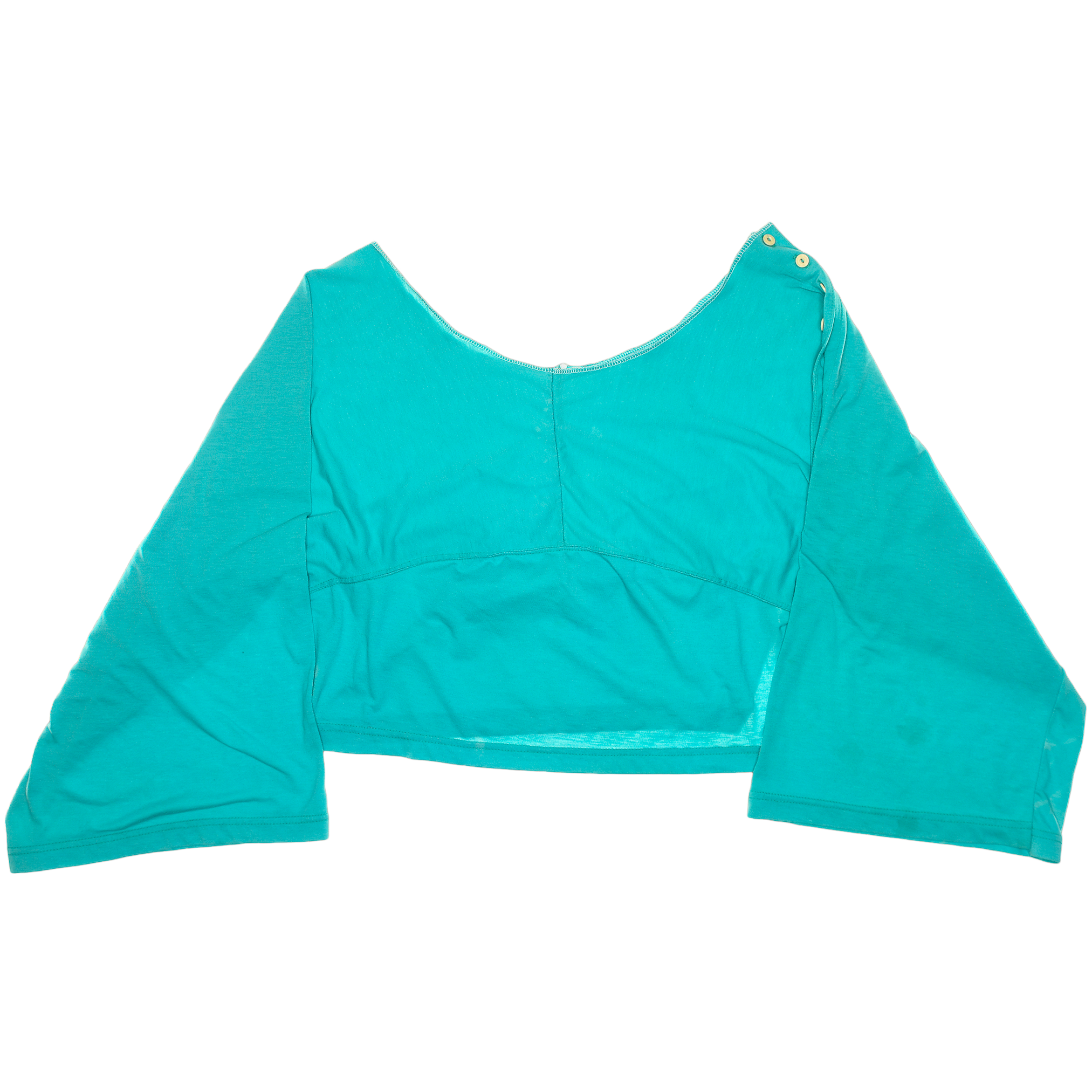 Turquoise Reversible Crop Top
