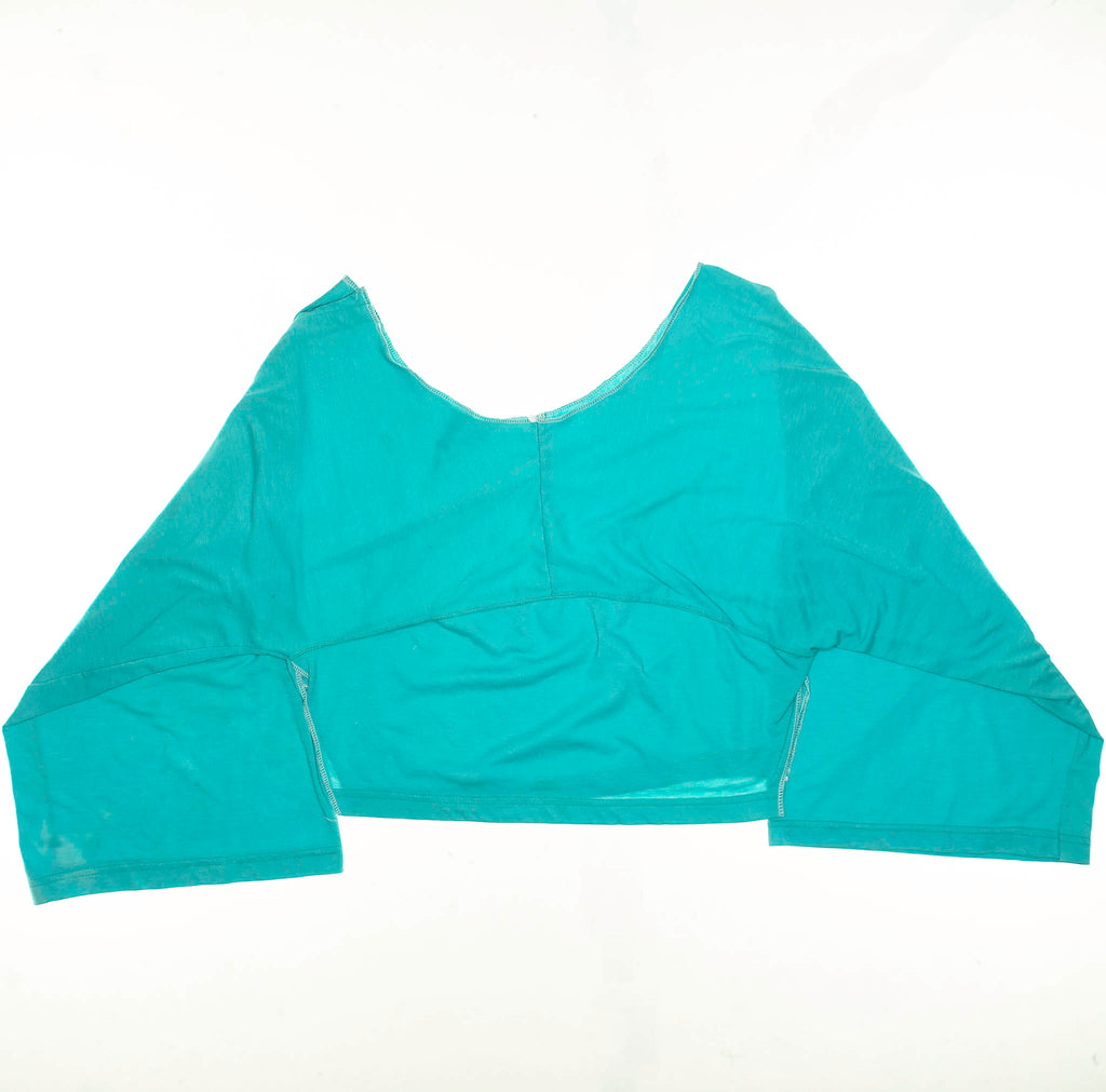 Turquoise Reversible Crop Top