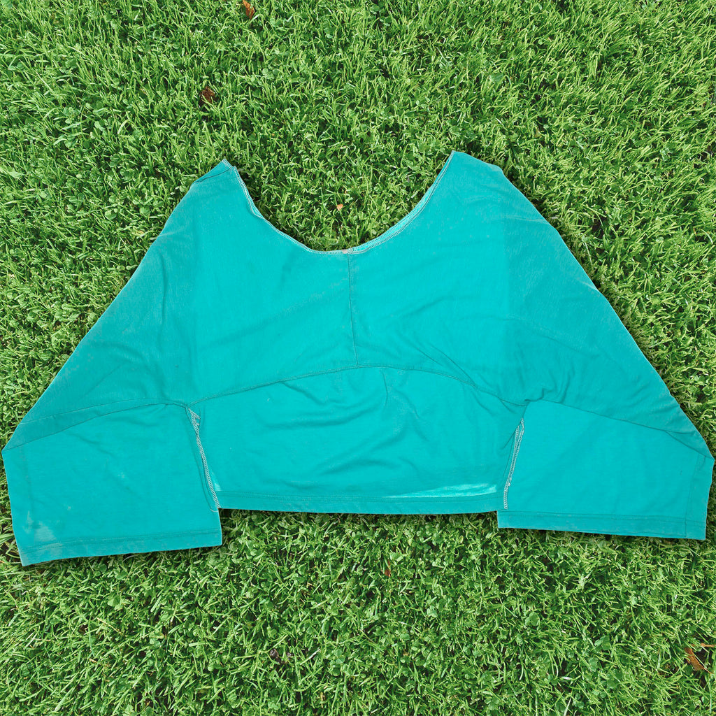 Turquoise Reversible Crop Top