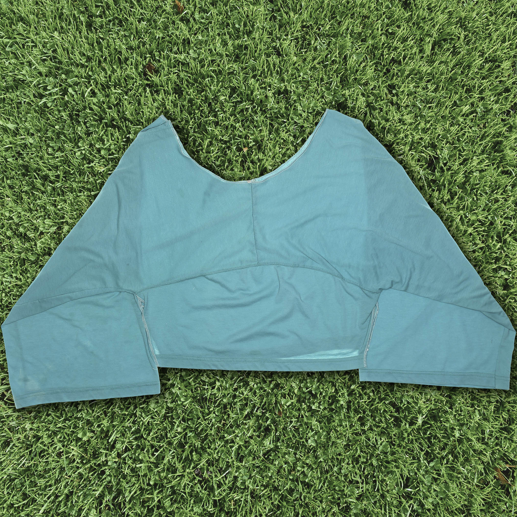 Turquoise Reversible Crop Top