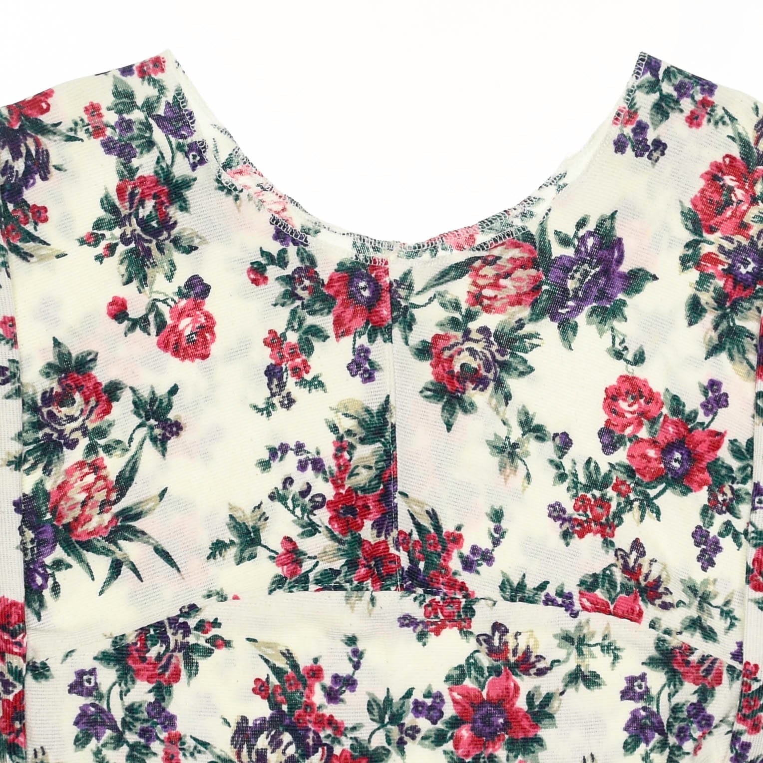 Flowery Reversible Crop Top