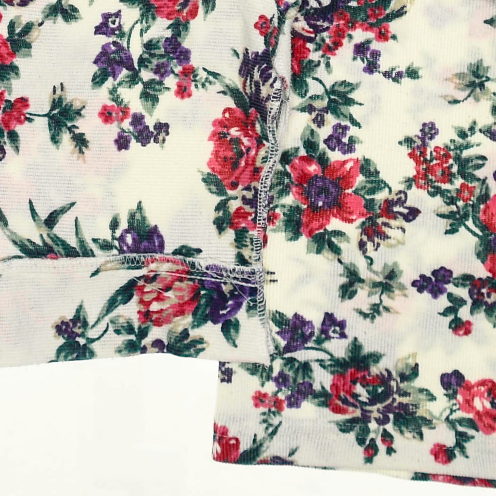 Flowery Reversible Crop Top