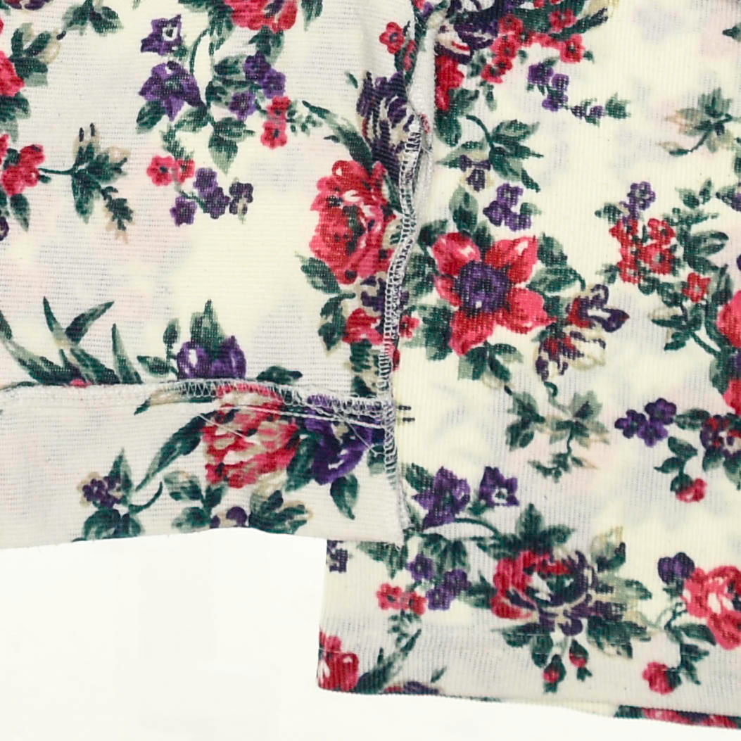 Flowery Reversible Crop Top