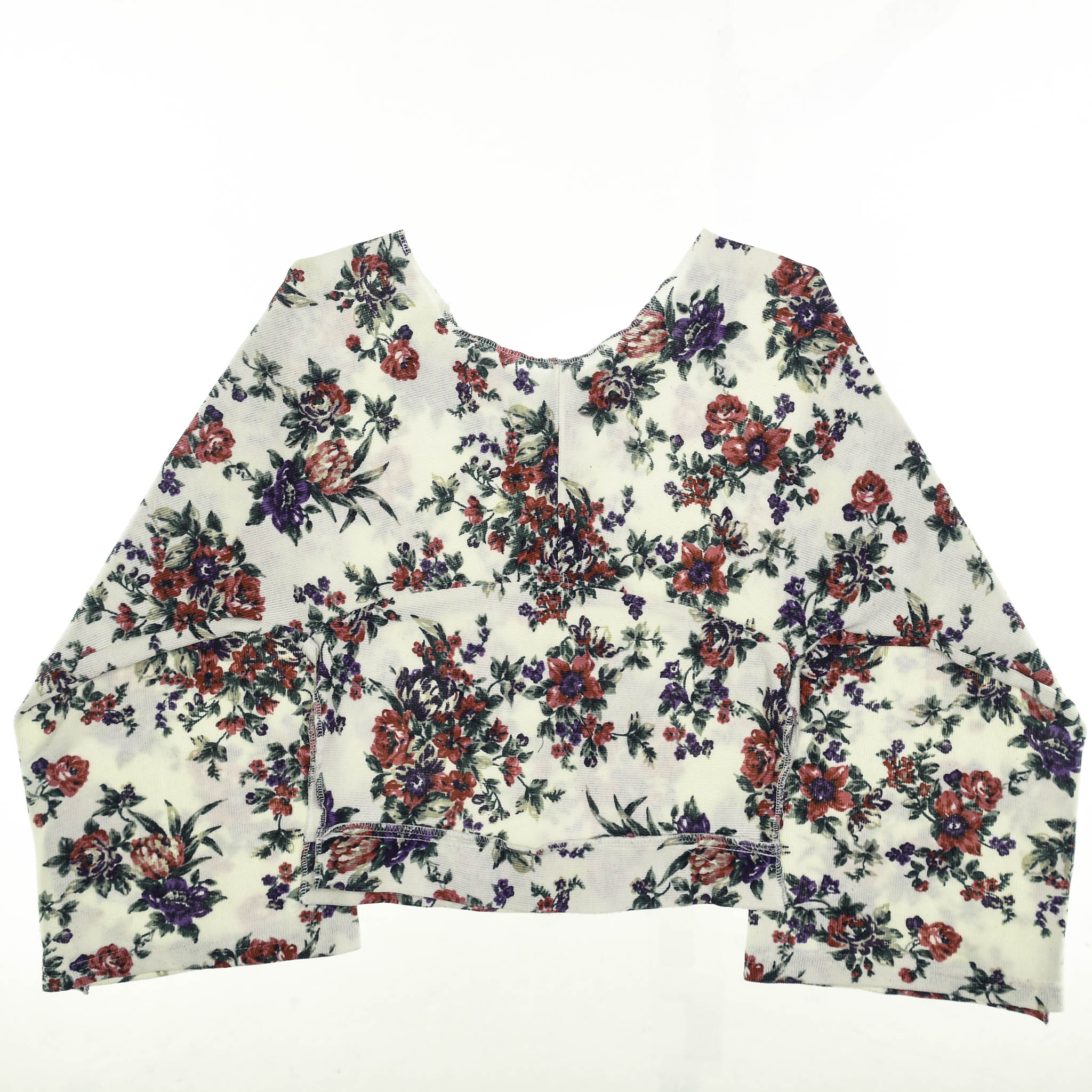 Flowery Reversible Crop Top