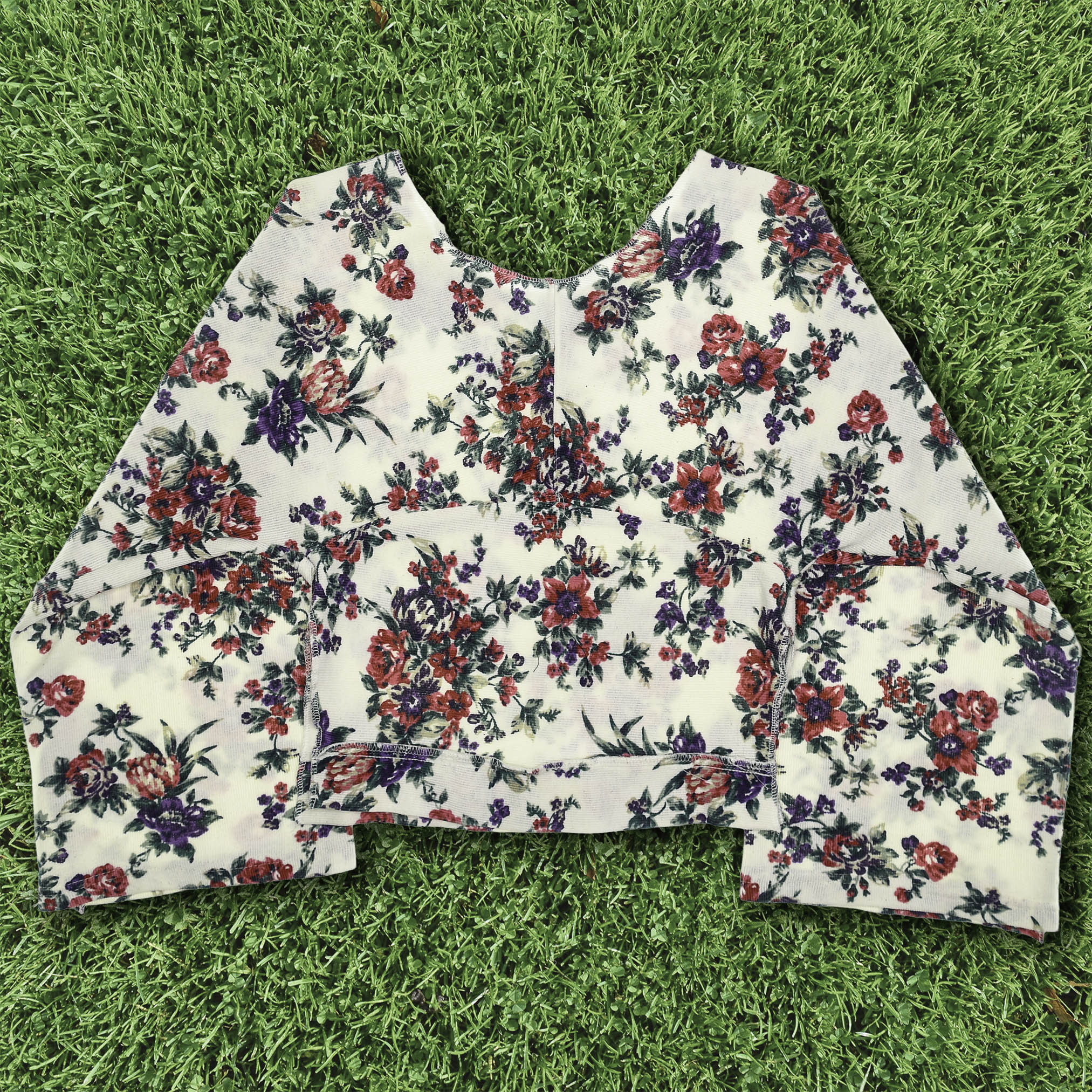 Flowery Reversible Crop Top