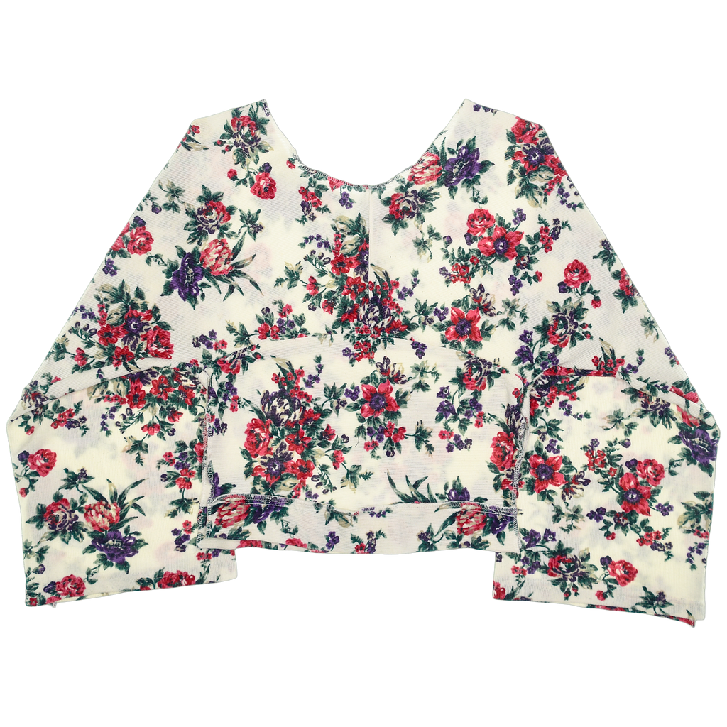 Flowery Reversible Crop Top