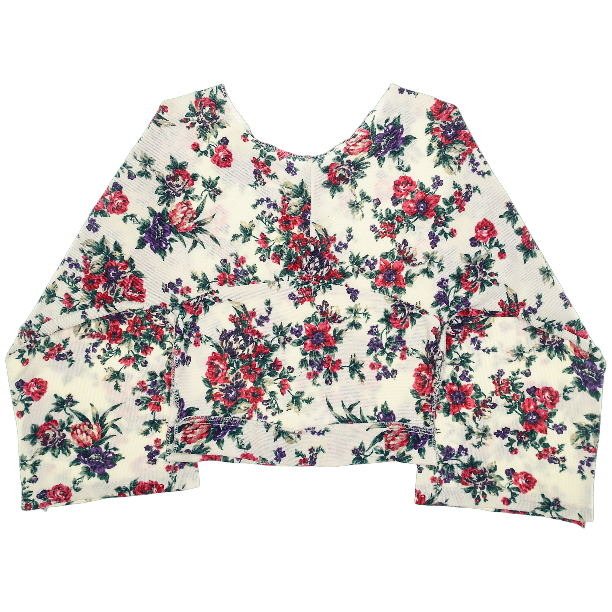 Flowery Reversible Crop Top