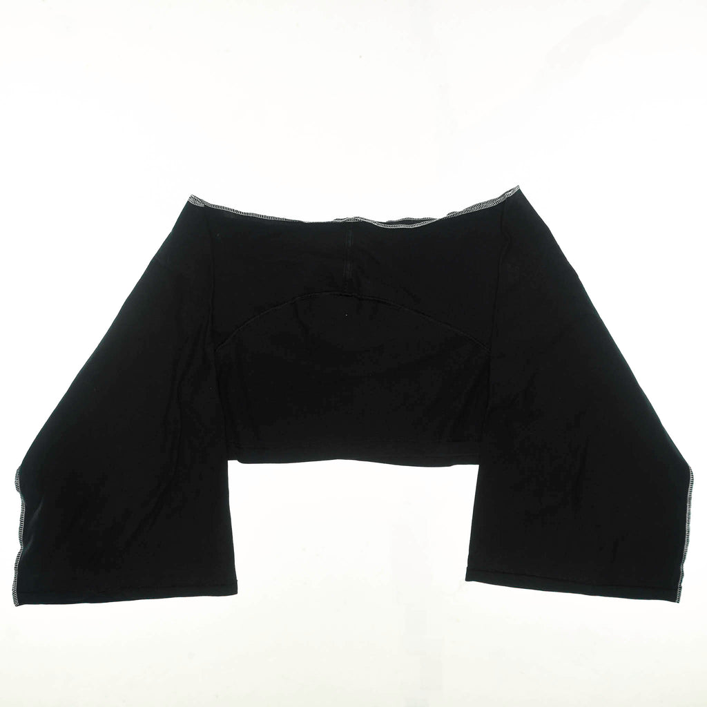 Black Reversible Crop Top