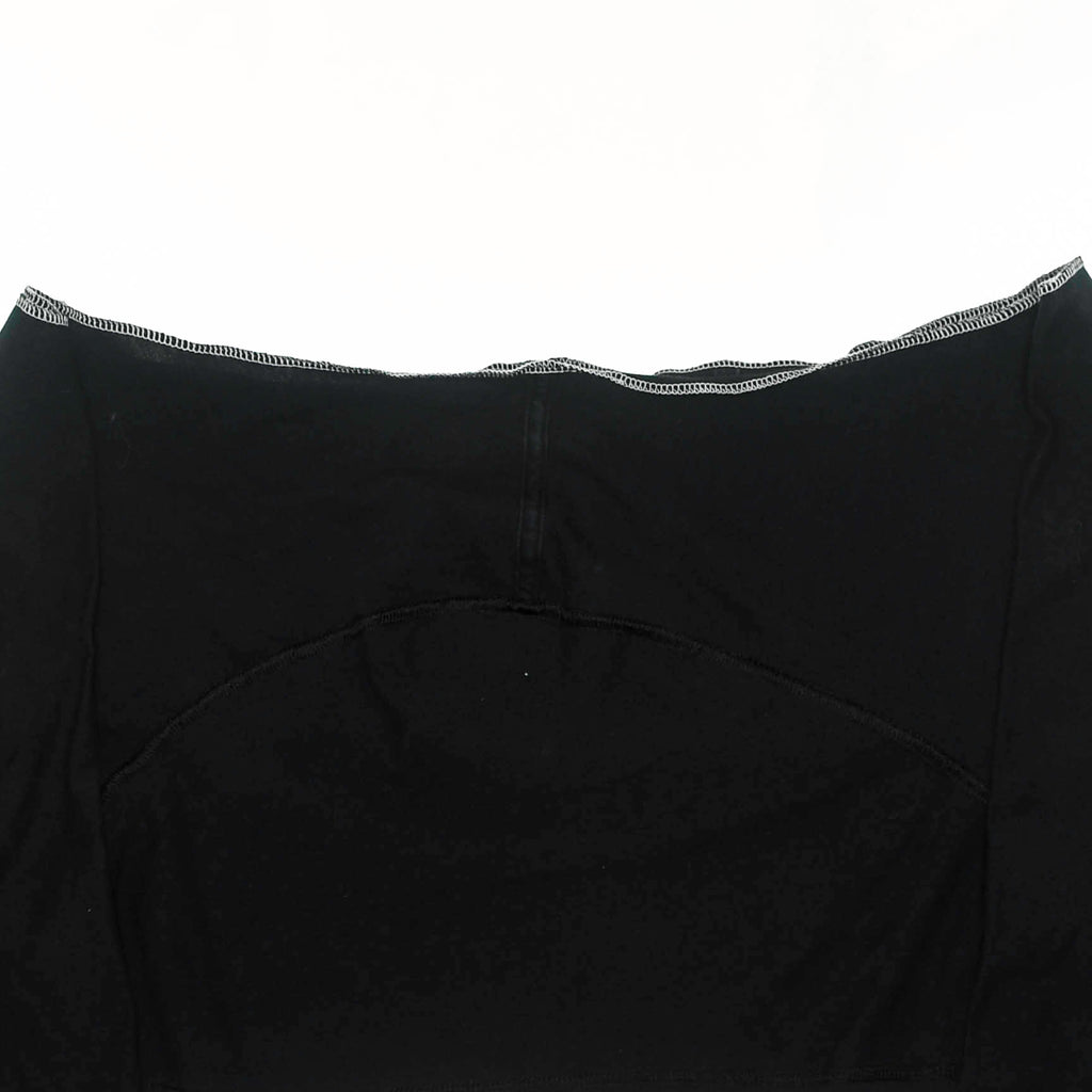 Black Reversible Crop Top