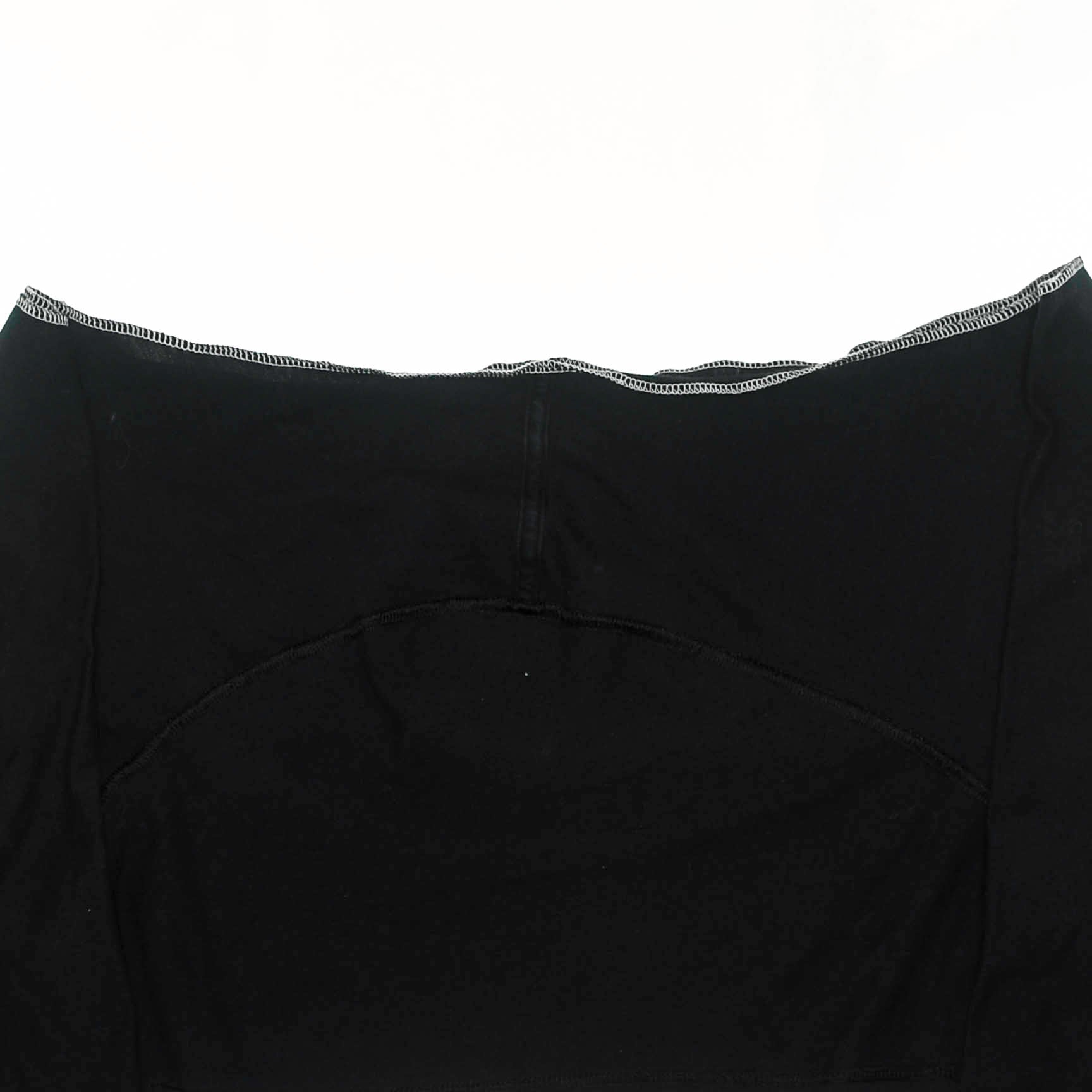 Black Reversible Crop Top