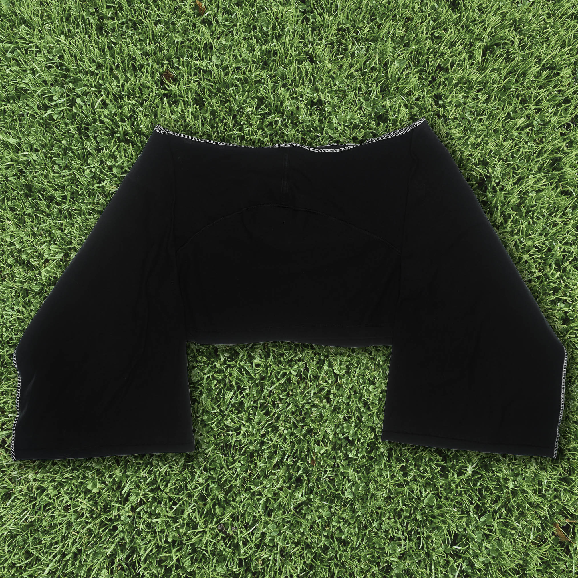 Black Reversible Crop Top