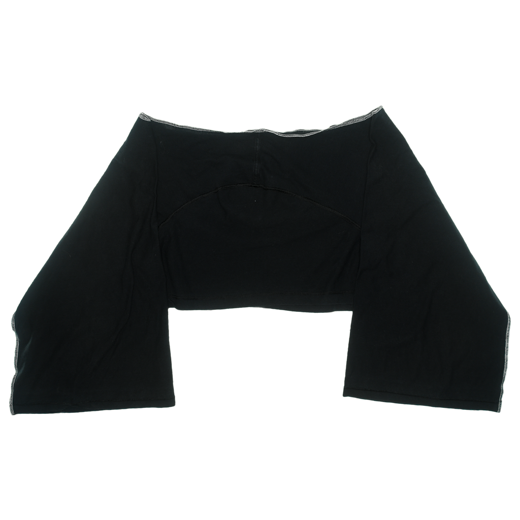 Black Reversible Crop Top